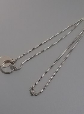 一页出品！项链男女情侣款同款ins冷淡风嘻哈潮网红男士钛钢戒指