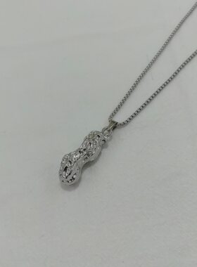 一页出品！新款立体花生造型项链中性风百搭男女同款卫衣链配饰