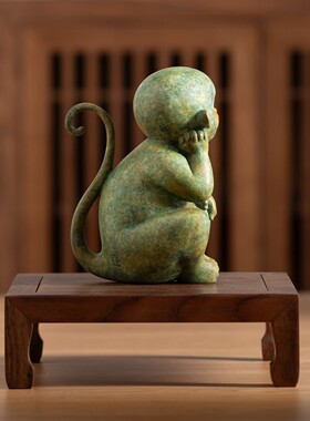 黄铜猴子摆件生肖猴吉祥礼品