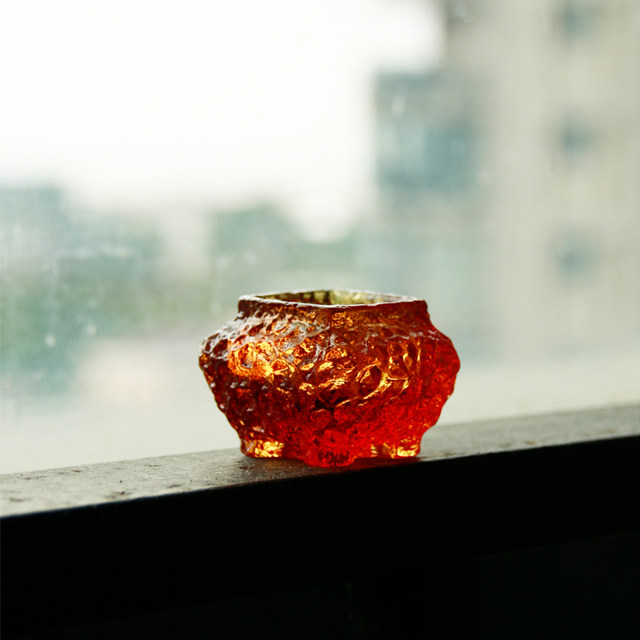 Handmade glazed pocket small incense burner creative incense stick incense base tea room tea ceremony decorative tea table ornaments