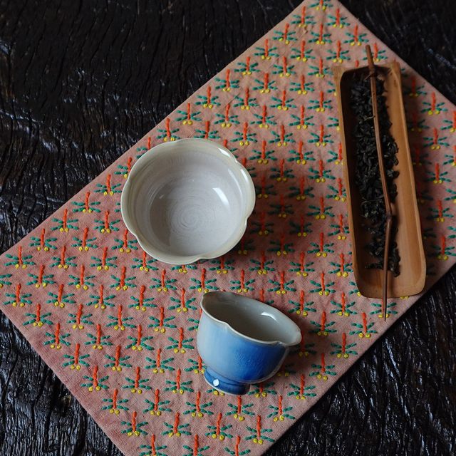 Jingdezhen pure hand-drawn Aurora glaze ceramic tea cup master cup high-end personal tea Kung Fu tea set