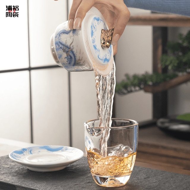 360 mutton-fat jade Dehua white porcelain three-capacity bowl single high-end household ceramic Kung Fu tea set for making tea