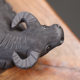 Purple sand hand-brushed buffalo zodiac cow tea pet small ornaments creative boutique can raise high-end high-end tea table tea play
