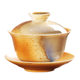 Chai-fired ceramic kung fu tea set cover bowl