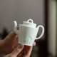 Chinese-style shadow green ceramic hand-held pot for home tea making and water separation small single pot high-end Kung Fu tea set 2025 new style