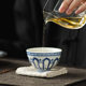 Blue and white porcelain hand-painted master cup single cup Chinese tea cup Kung Fu tea set personal special tea cup ceramic high-end