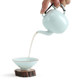 Yingqing Beauty Shoulder Ceramic Teapot for Tea Household 2025 New Xishi Small Single Pot Kung Fu Tea Set Tea Water Separation