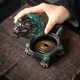 Dragon turtle ceramic plate incense burner agarwood aromatherapy burner
