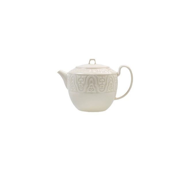 Ding kiln white teapot for tea making household high-end ceramic tea water separation small single pot kung fu tea set 2026 new style