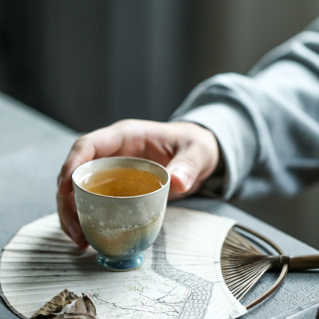 Jingdezhen high-end handmade ceramic tea cup master cup single cup high-end personal tea cup
