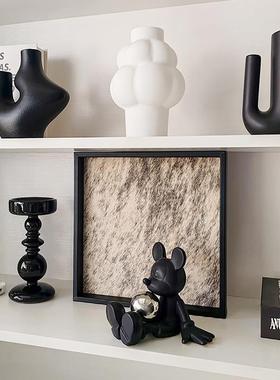 态生活侘寂风高级感艺术异形装饰品摆件陶瓷创意酒书柜软装小摆设