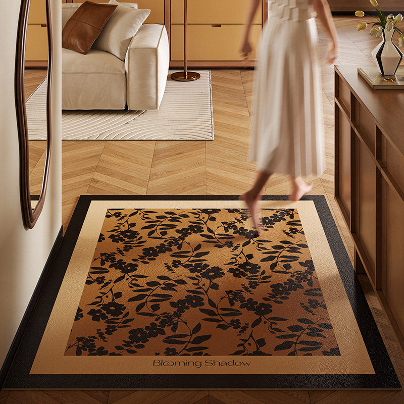 贝芙丽中古风入户门地垫家用别墅大门口脚垫可裁剪防滑耐脏玄关垫 - 图1