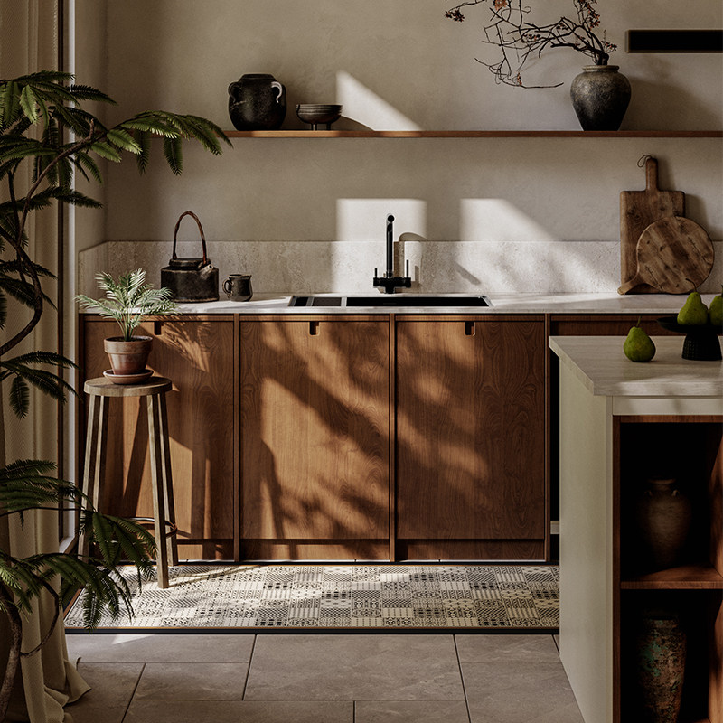 巴勒莫美式厨房地垫花砖硅藻泥软垫吸水速干防滑地毯可擦免洗脚垫,淘宝优惠券,粉丝福利购,淘宝优惠卷