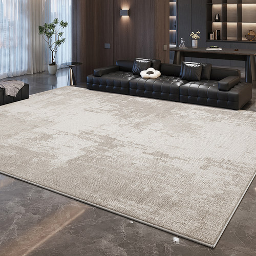 地毯客厅轻奢高级免洗可擦灰色意式极简卧室地垫家用沙发防水防污 - 图3