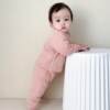 Autumn and winter baby warm belly protection suit for men