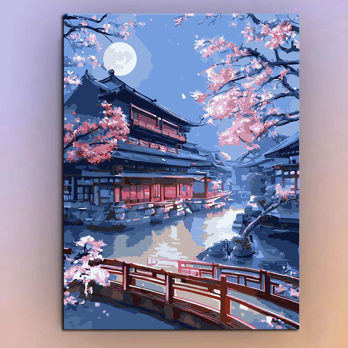 diy数字油画风景花卉向日葵狗狗装饰画兰花手工填色油彩艺术挂画_虎窝淘