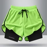 Шелковые летние дышащие шорты, спортивные штаны для спортзала, баскетбольный комплект, свободный крой, для бега