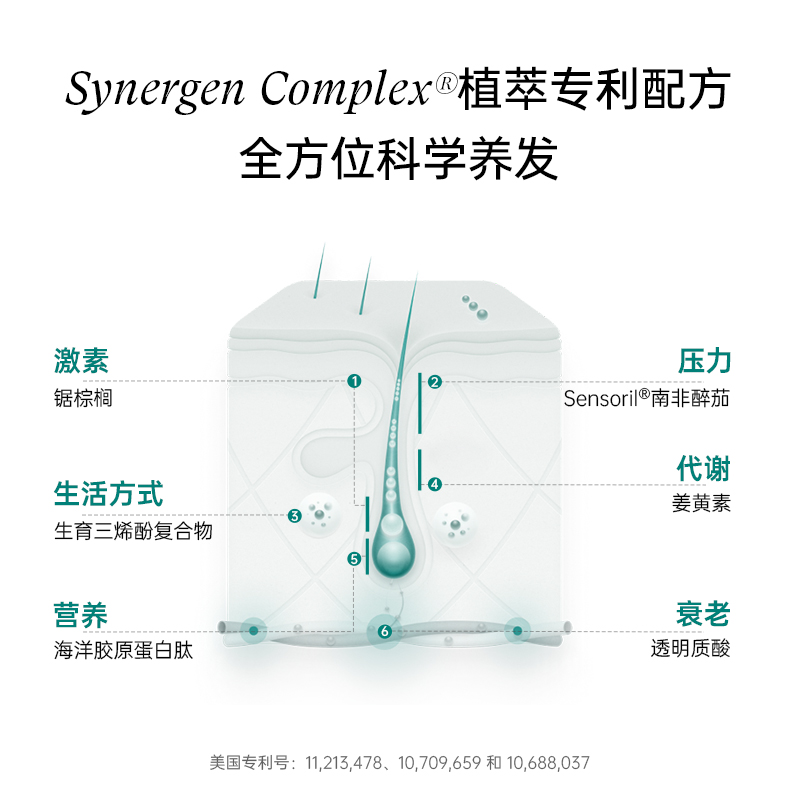 美国Nutrafol联合利华NF黄金胶囊防脱养发内调官方正品