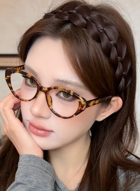 魔术贴假发鱼骨辫发箍女