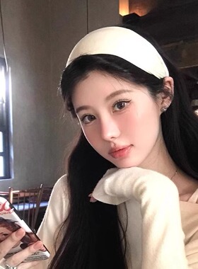易梦玲同款宽边发箍女