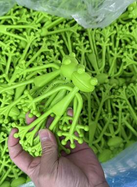 Frog Plant Stand, 青蛙植物架，绿色青蛙植物支架