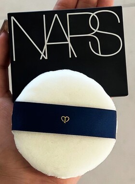 nars粉扑散粉蜜粉饼植绒干蜜粉cpd化妆定妆纳斯大白饼CPB粉扑