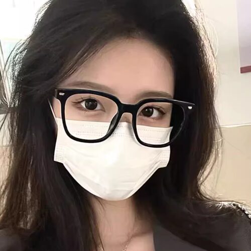 大框素颜神器黑框眼镜女韩版潮近视眼镜框ins风大脸显瘦可配度数 - 图2