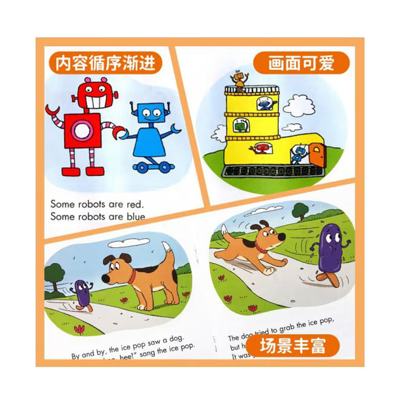 【即将涨价高频词好搭档】学乐小读者英语分级阅读First Little Readers A-GH6级别英文原版3-6岁送音频儿童英语认知启蒙小绘本-图0