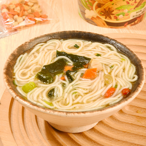 爱慈悲当归枸杞素拉面纯素泡面佛家素斋面素食方便面供养寺院夜宵 - 图1