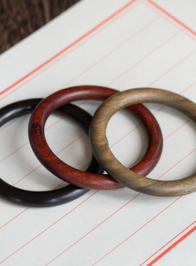 檀木手镯绿檀小叶紫女士