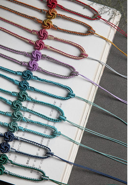 手工编织绳吊坠项链玉坠挂绳