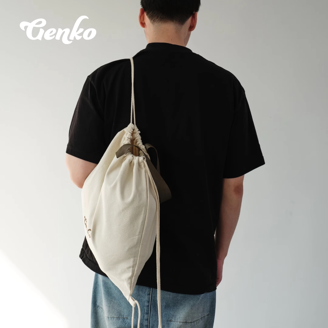 GENKO multi-functional sports boxing gloves bandage protective gear helmet football storage bag drawstring fitness bag