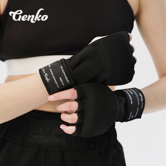 GENKO Gel Boxing Gloves Lazy Quick Hand Wrap