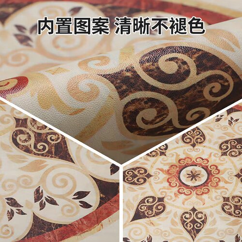 电梯轿厢地胶pvc定制logo仿大理石图案塑胶地板防水客梯免洗地毯 - 图0