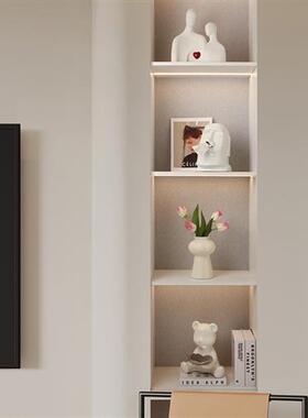 极简白色房间装饰品潮流入户门口玄关摆件北欧客厅陶瓷餐边柜摆设