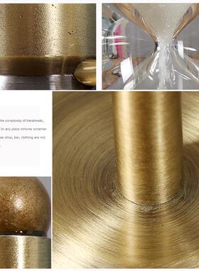 复古金属时间沙漏摆件计时器 创意家居客厅室内店铺装饰品摆设