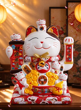 2026新款电动招财猫开业礼物