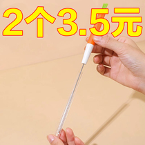 Silicone Milk Bottle Brushed Baby Pacifier Straw Brush Fine Lengthened Clean Brushed Milk Bottle Suit Long Hair Brush Slit Brush