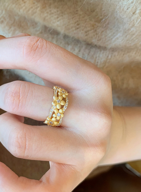 浪漫传说爆款富桂桂花戒指