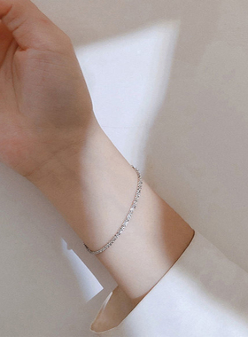 小众森系满天星手链女