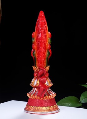 藏摩尼宝LED电子酥油灯插电充电两用仿I真火焰灯座室内烛台长明灯