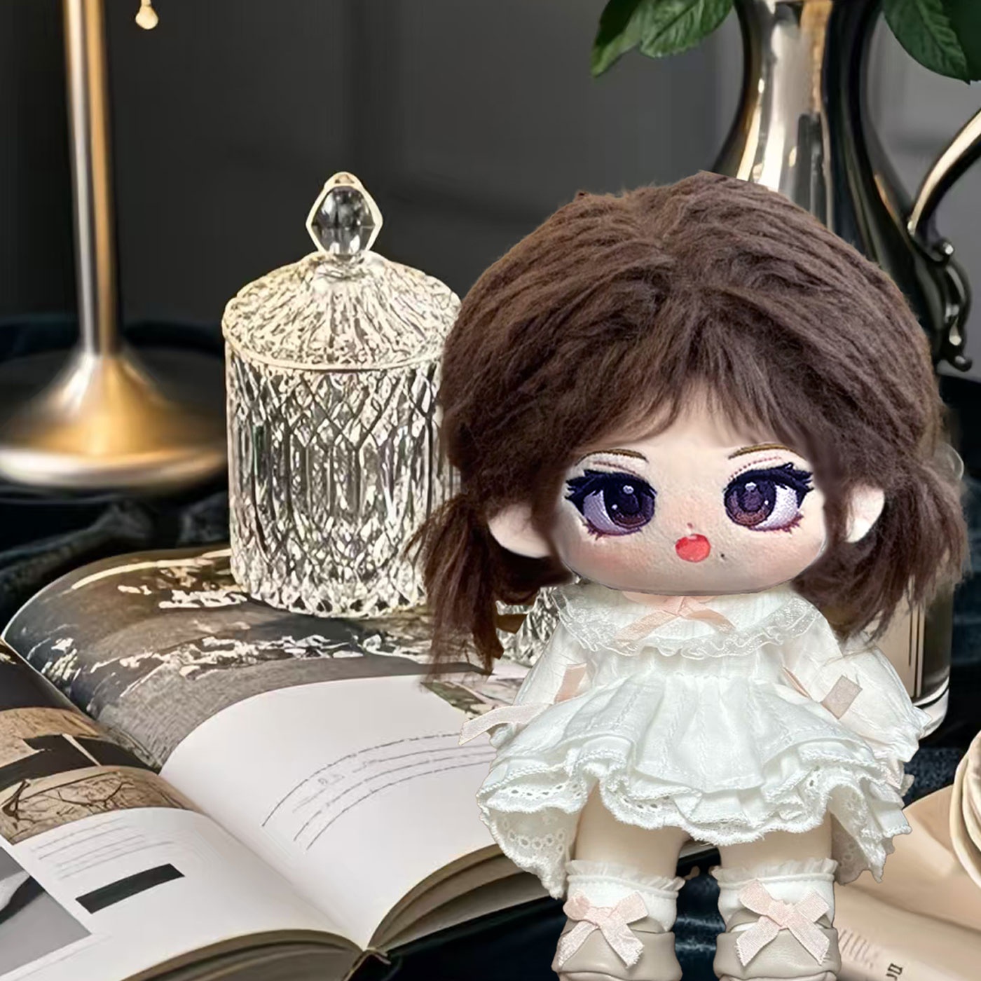 邓紫棋属性20cm棉花娃娃同人周边可换装毛绒玩偶公仔可爱惊喜礼物 - 图2