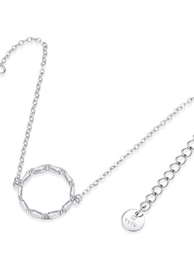 1竹影莹辉极简圆环圈圈手链2025新款爆款小众简约手饰高级感手串