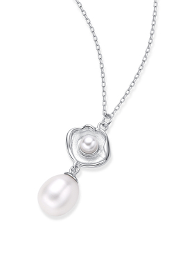 蔓生花花瓣项链送女友轻奢礼物