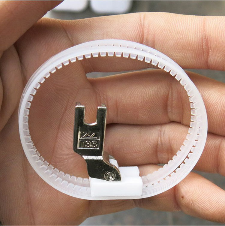 塑料滚轮压脚工业缝纫机压脚 TRF1-R皮圈压脚 金智立T35平车压脚,淘宝优惠券,粉丝福利购,淘宝优惠卷