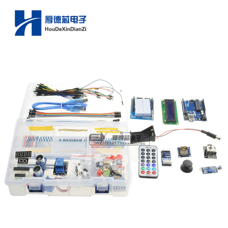 UNO R3入门工具包1602液晶伺服电机继电器RTC LED,淘宝优惠券,粉丝福利购,淘宝优惠卷
