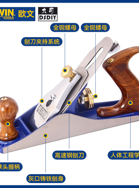 美国欧文木工刨子手号式