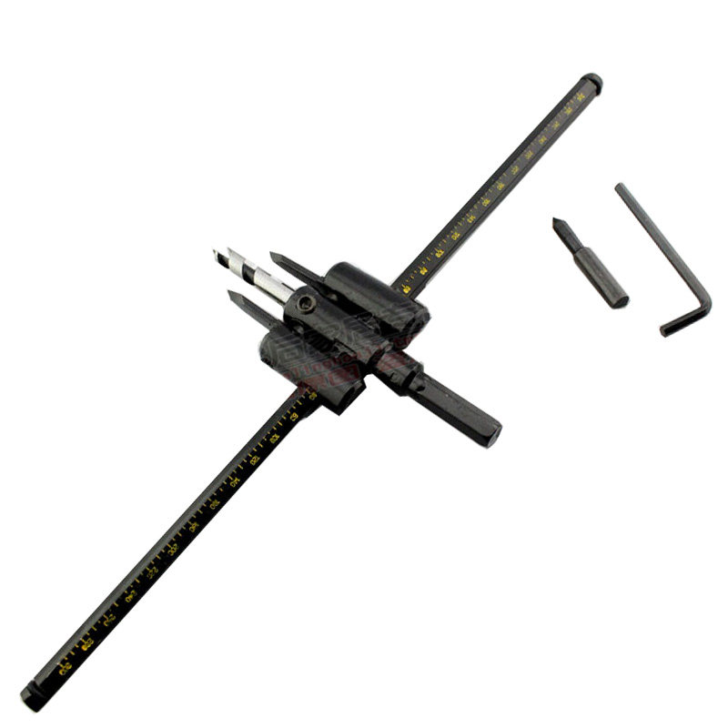 Adjustable aircraft type woodworking spotlight hole opener, plaster audio downlight, DIY wood board hole expander, adjustable drill bit