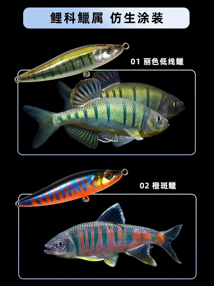 捉妖功坊川擒鱲颤沉水铅笔水下之字狗远投翘嘴鳡鱼鲈鱼狗鱼路亚饵,淘宝优惠券,粉丝福利购,淘宝优惠卷