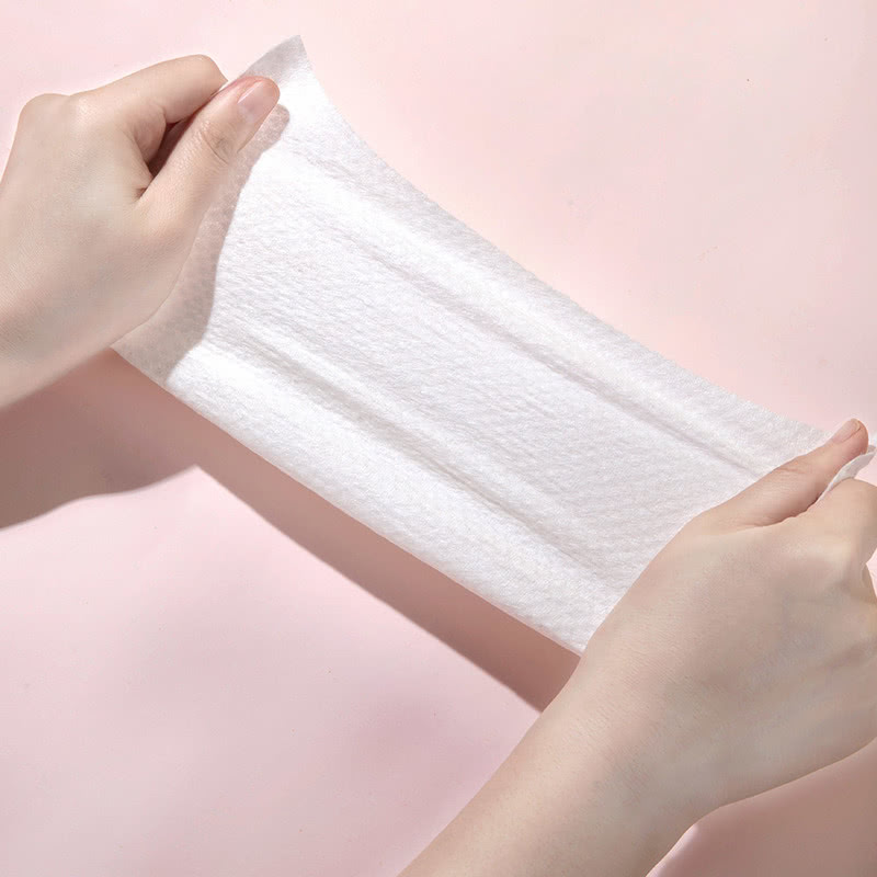 山姆洗脸巾纯棉一次性洁面柔巾100全棉抽取式擦脸棉柔巾母婴可用 - 图1